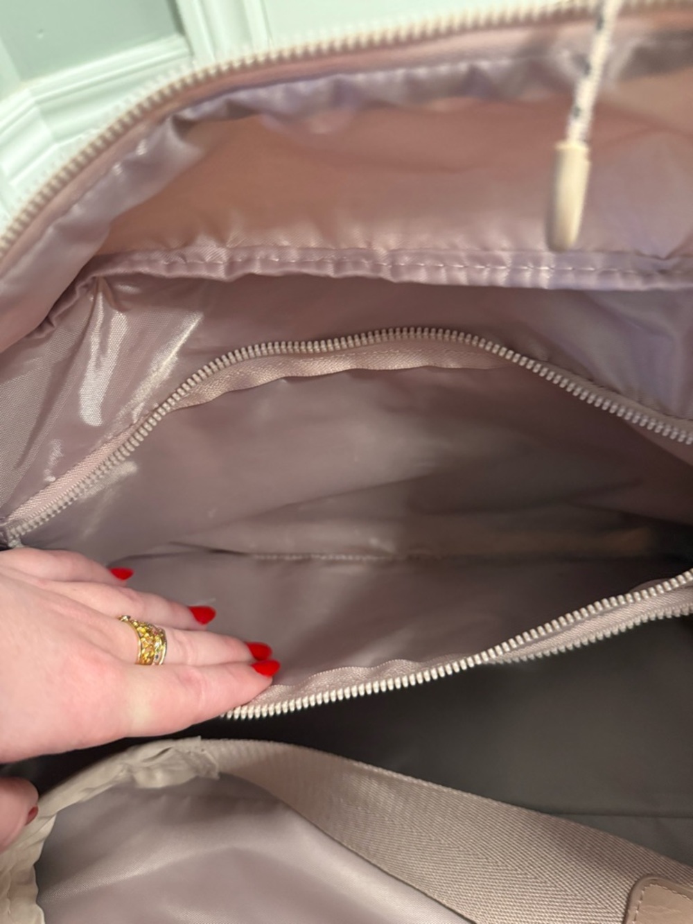 BEIS White Travel Duffle - Picture 11 of 16